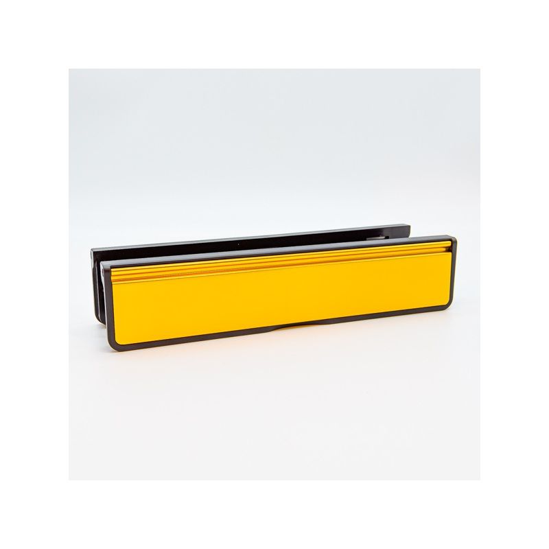 DUFFELLS TSS 12" TELESCOPIC LETTERPLATE FOR UPVC DOORS 40-80mm GOLD TSSLET124080G