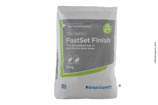 BRITISH GYPSUM GYPSUM THISTLEPRO FASTSET FINISH BAG 25kg 30814/7