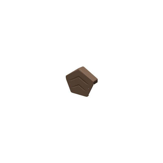 MANTHORPE BROWN ANGLE RIDGE END CAP GDV-END-A-BR