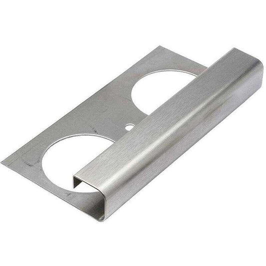 GLOBAL STONE BRUSHED STAINLESS STEEL 316 TRIM 22.5mm x 2.5m UEBSGQ225