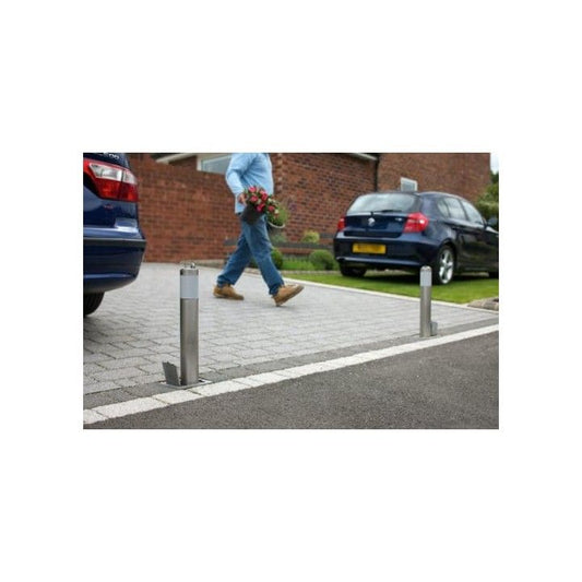 MARSHALLS TELESCOPIC DRIVEWAY SECURITY POST STAINLESS RTRD47615