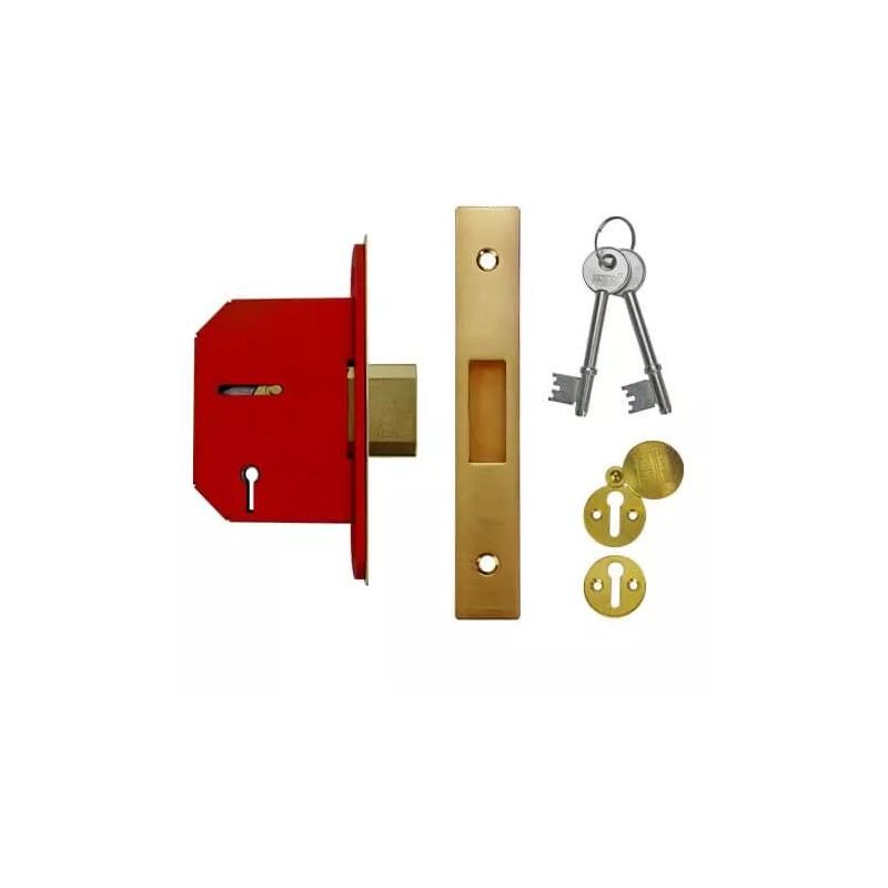 DUFFELLS UNION NON BRITISH STANDARD 5 LEVER MORTICE DEADLOCK 81 x 57mm 21053B