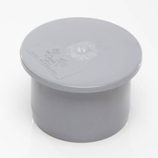 POLYPIPE SOIL SOCKET PLUG 82mm SH36 SH36G GREY