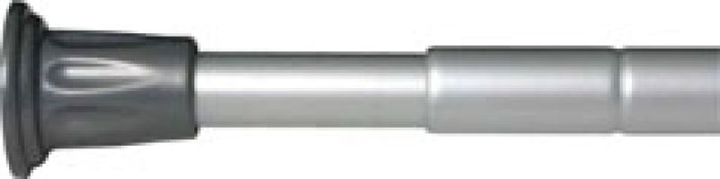 CROYDEX AD102000 TELESCOPIC CURTAIN ROD 8'6" SILVER