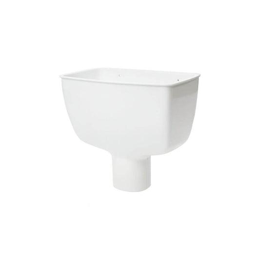 68mm Hopper Square / Round White