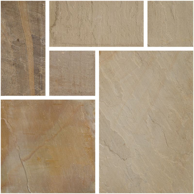 PAVESTONE NATURAL STONE 900 x 600mm CALIBRATED FOSSIL 01004001