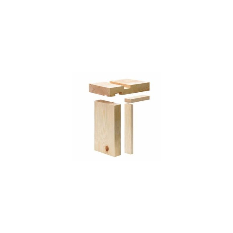 TTG 32 x 125mm DOOR LINING SET 762/838 W/STOPS W/WOOD PEFC