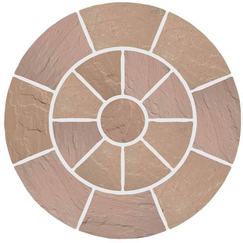 GLOBAL STONE NATURAL SANDSTONE CIRCLE 1.8m MODAK MRSC1800