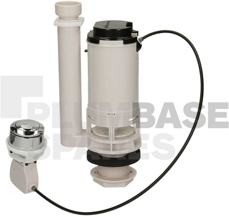 FLUIDMASTER DUAL FLUSH VALVE C/W 550mm CABLE & CHROME BUTTON PRO550LC