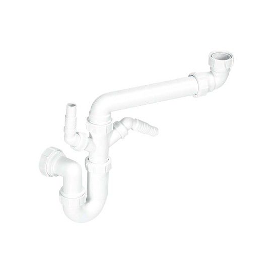 MCALPINE SSK1 SPACE SAVER SINGLE BOWL SINK KIT (WITH 2 APPLIANCE NOZZLES) 61020898