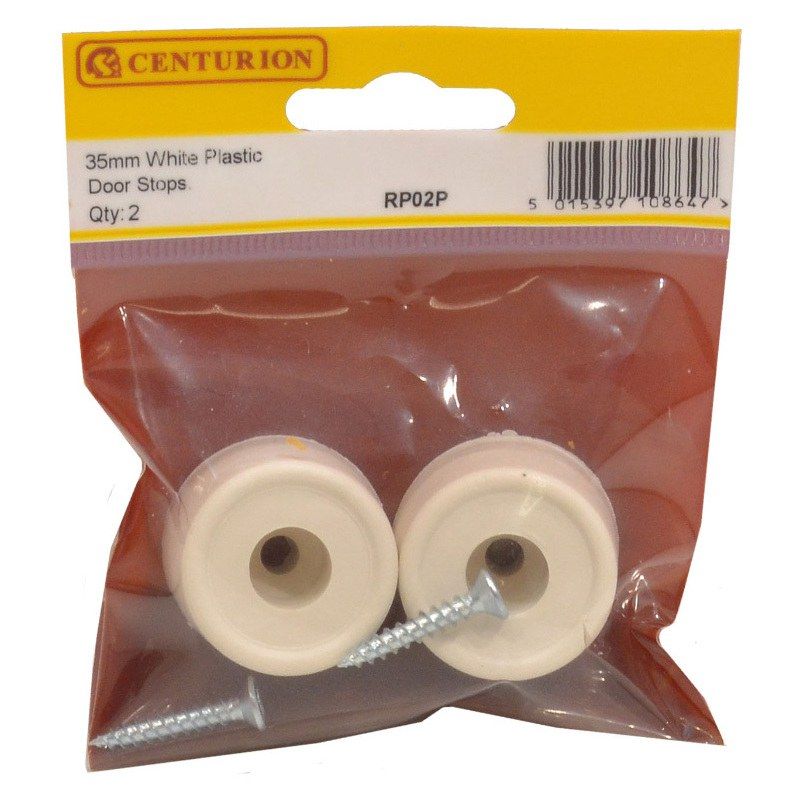 CENTURION RP02P LARGE 35mm WHITE DOOR STOP