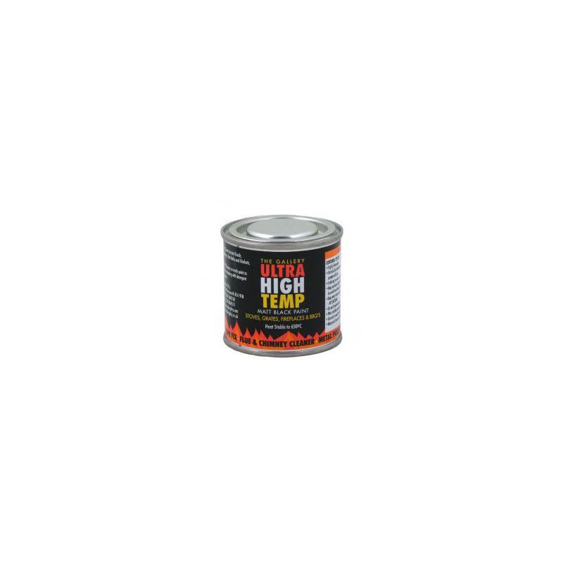 GALLERY HIGH TEMPERATURE PAINT 120ml MATT BLACK 0670003