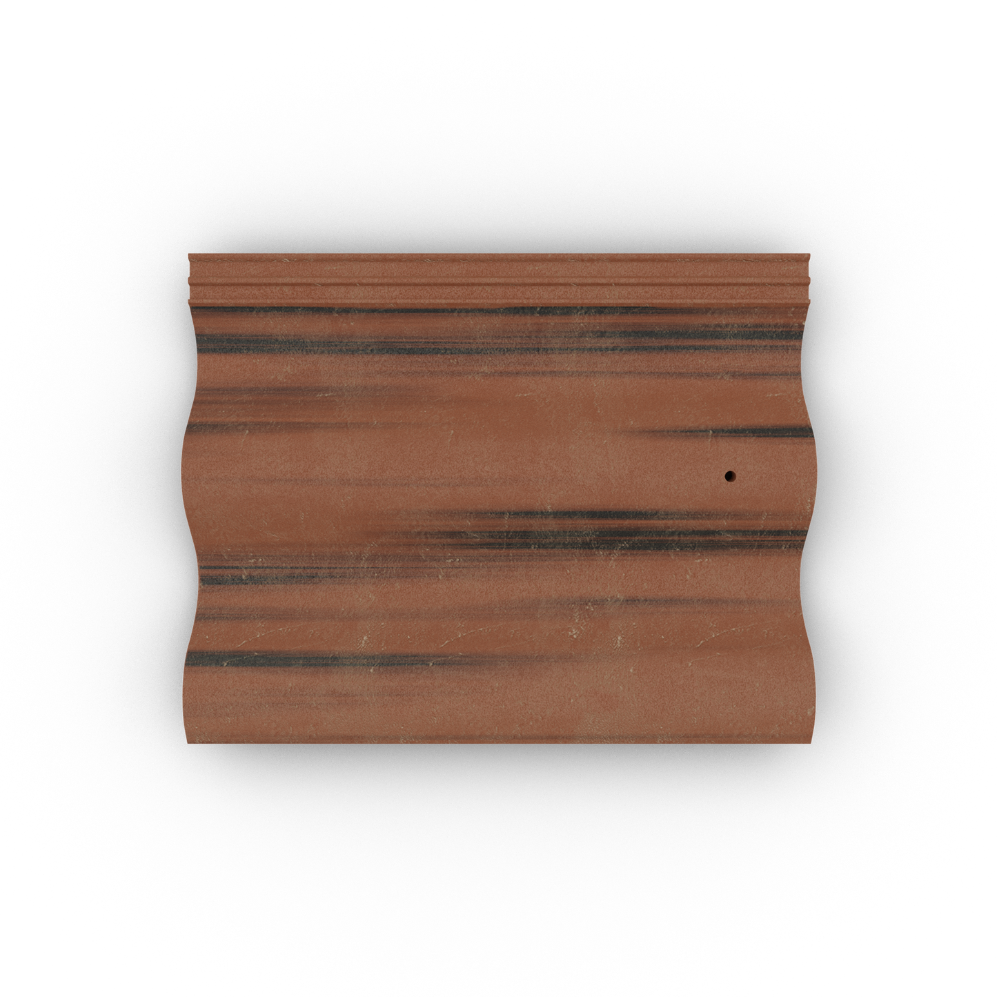 FP MCCANN ROUND TOP TILE RUSTIC RED PRETILEROUTOPRUS