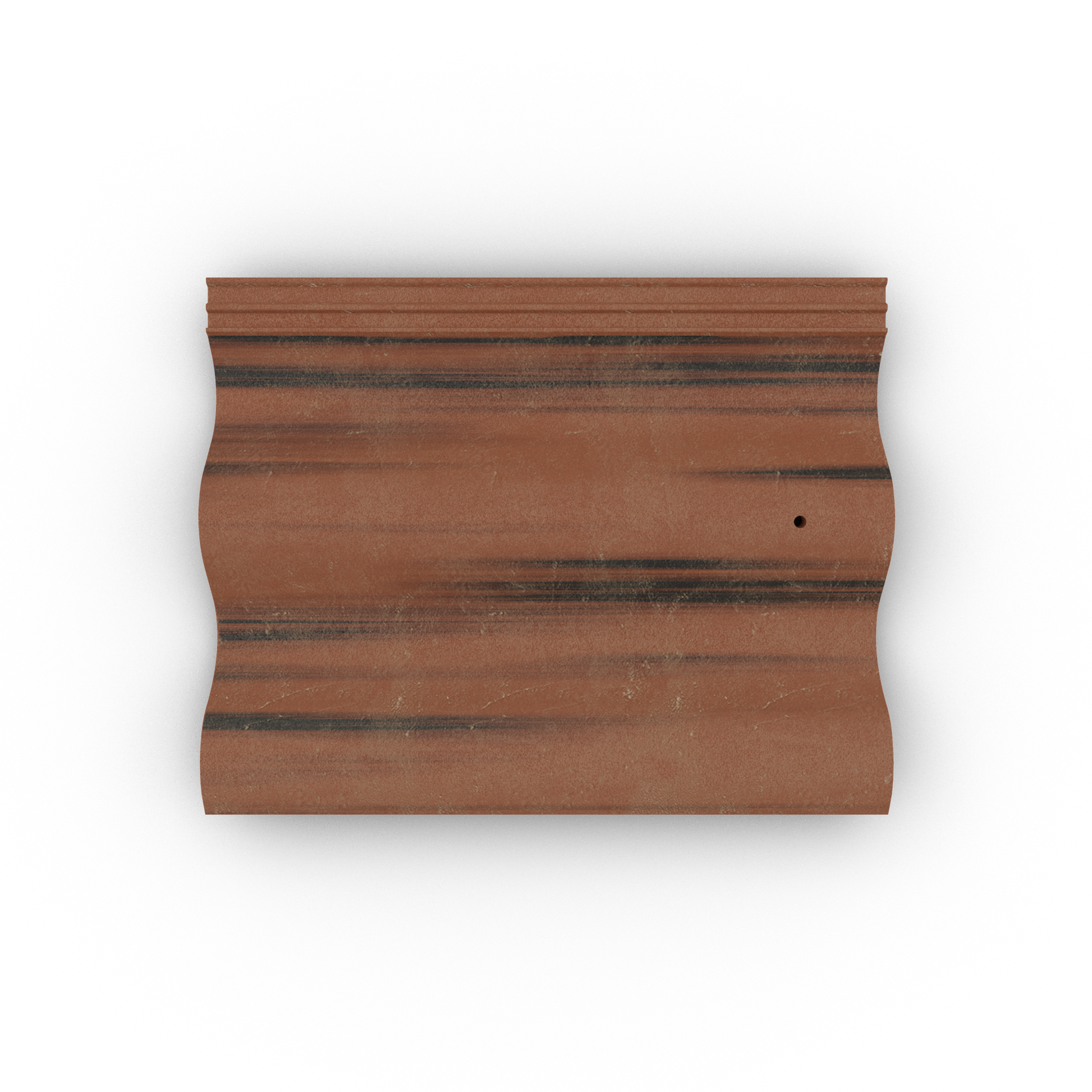 FP MCCANN ROUND TOP TILE RUSTIC RED PRETILEROUTOPRUS