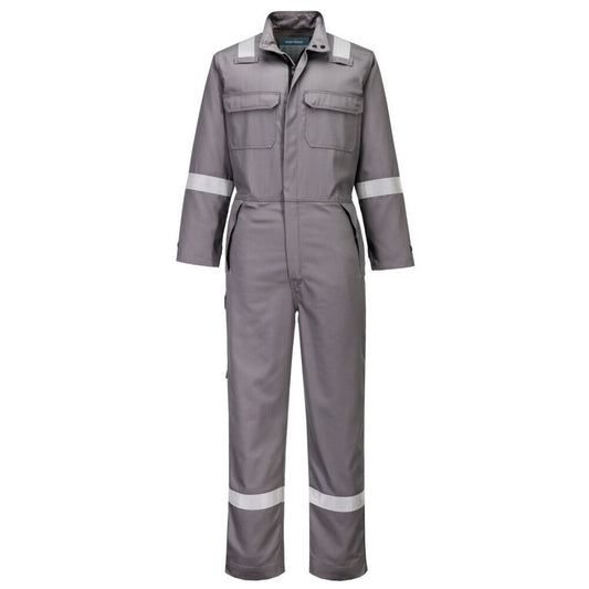Bizflame Work+ FR Coverall, L, R, Grey