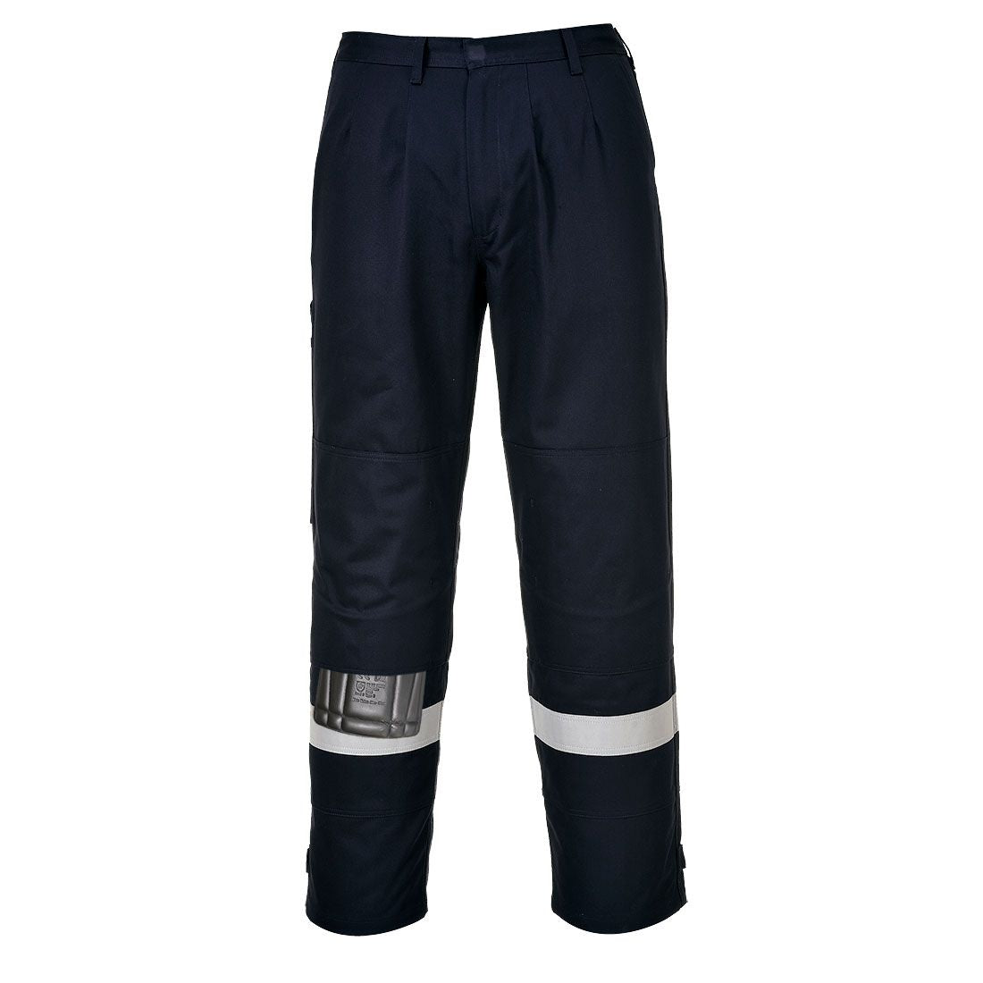 Bizflame Work FR Women's Trousers, L, R, Navy