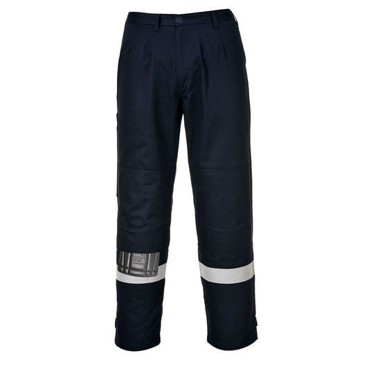 Bizflame Work FR Women's Trousers, L, R, Navy