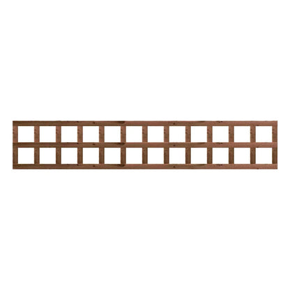 6' x 1' Heavy Duty Golden Brown Treated Trellis (1.83m x 0.30m)