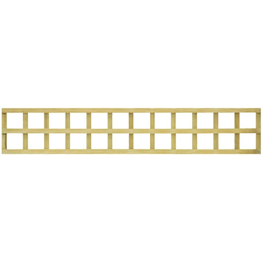 6' x 1' Heavy Duty Green Treated Trellis (1.83m x 0.30m)