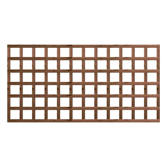 6' x 3' Heavy Duty Golden Brown Treated Trellis (1.83m x 0.90m)