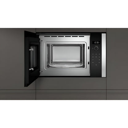 NEFF HLAWD53N0B N50 5 SETTING MICROWAVE 25l 900w BLACK & STEEL TRIM