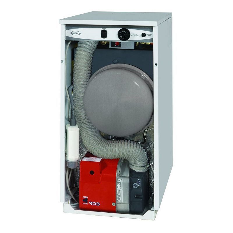 GRANT VORTEX ECO FLOOR STANDING UTILITY SYSTEM OIL BOILER 21/26kw NO FLUE ERP VTXSECO2126
