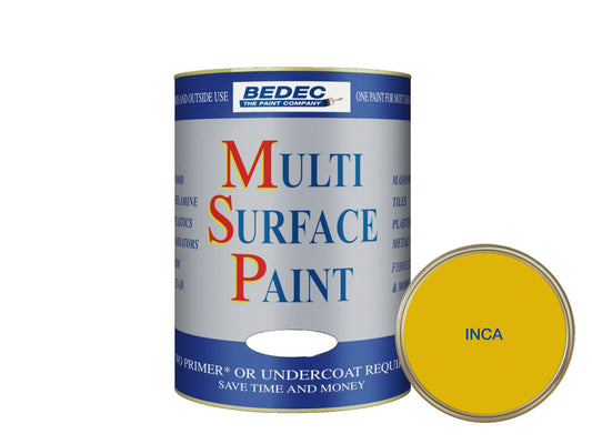 BEDEC SOFT GLOSS MULTI SURFACE PAINT 750ml INCA BEDE2KA1183/29