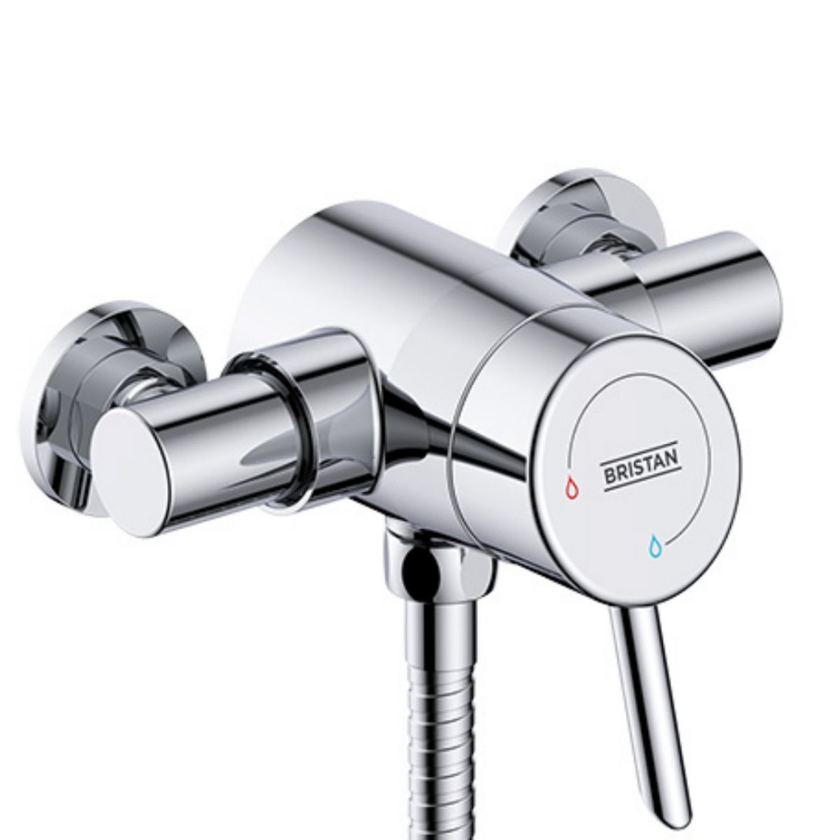 BRISTAN AE2SHXARC ACUTE THERMO EXPOSED MINI VALVE SHOWER CHROME