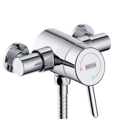 BRISTAN AE2SHXARC ACUTE THERMO EXPOSED MINI VALVE SHOWER CHROME