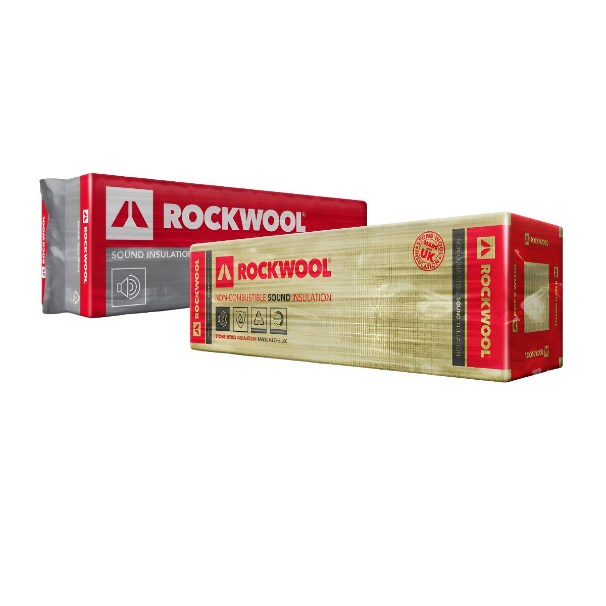 ROCKWOOL SOUND INSULATION SLAB 50mm THICK 600 x 1200mm (12 SLABS PER PK - 8.64m2) 274413