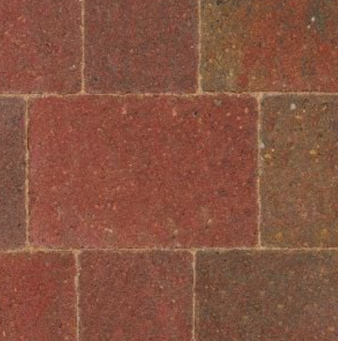 BRADSTONE WOBURN ORIGINAL 50mm BLOCK PAVING 200 x 134 x 50mm RUSTIC 23626 (NEW)