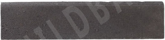 BRADSTONE ROUND TOP EDGING 150 x 50 x 600mm DARK GREY 20739