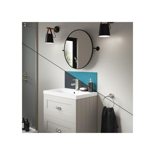 WETWALL ALLOY UPSTAND 4 x 250 x 600mm AQUA/CADET SWA-ESSL-600X250X4