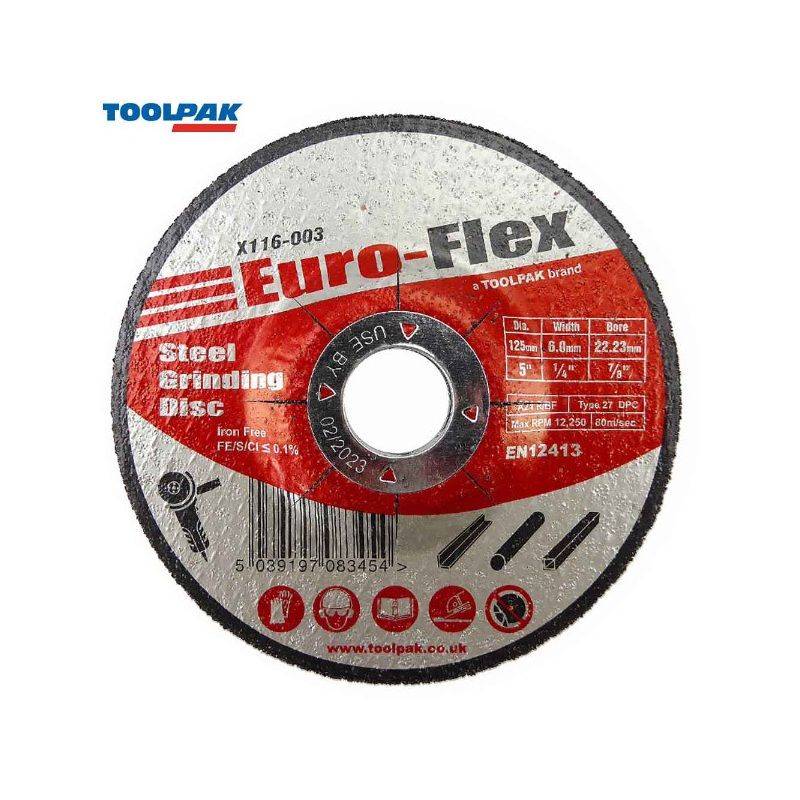 TOOLPAK X116-003 5" DPC METAL GRINDING DISC