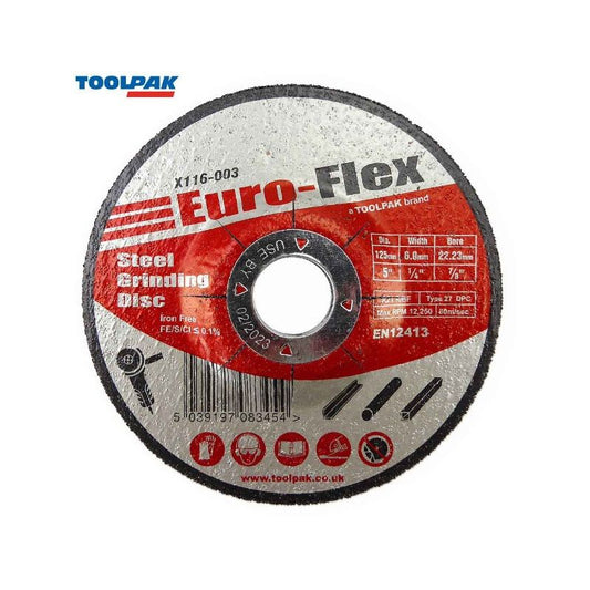 TOOLPAK X116-003 5" DPC METAL GRINDING DISC