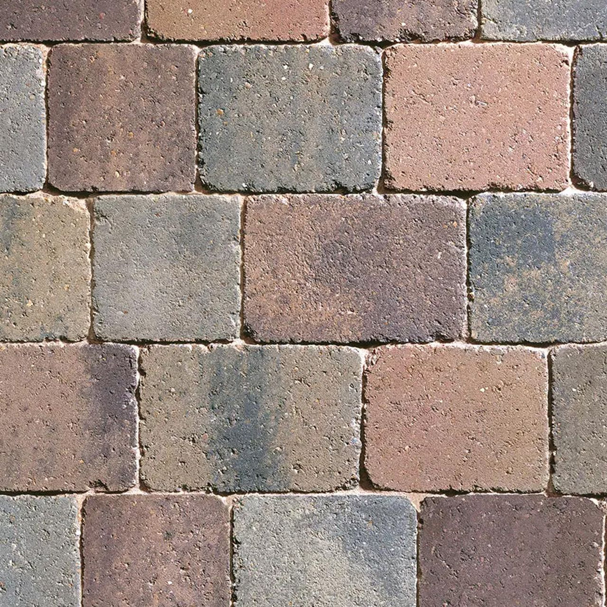 PLASMOR PAVIOURS SORRENTO TUMBLED SETTS 60mm 7.35m2 PER PACK ARISSA (WESTERN) 60SRAR