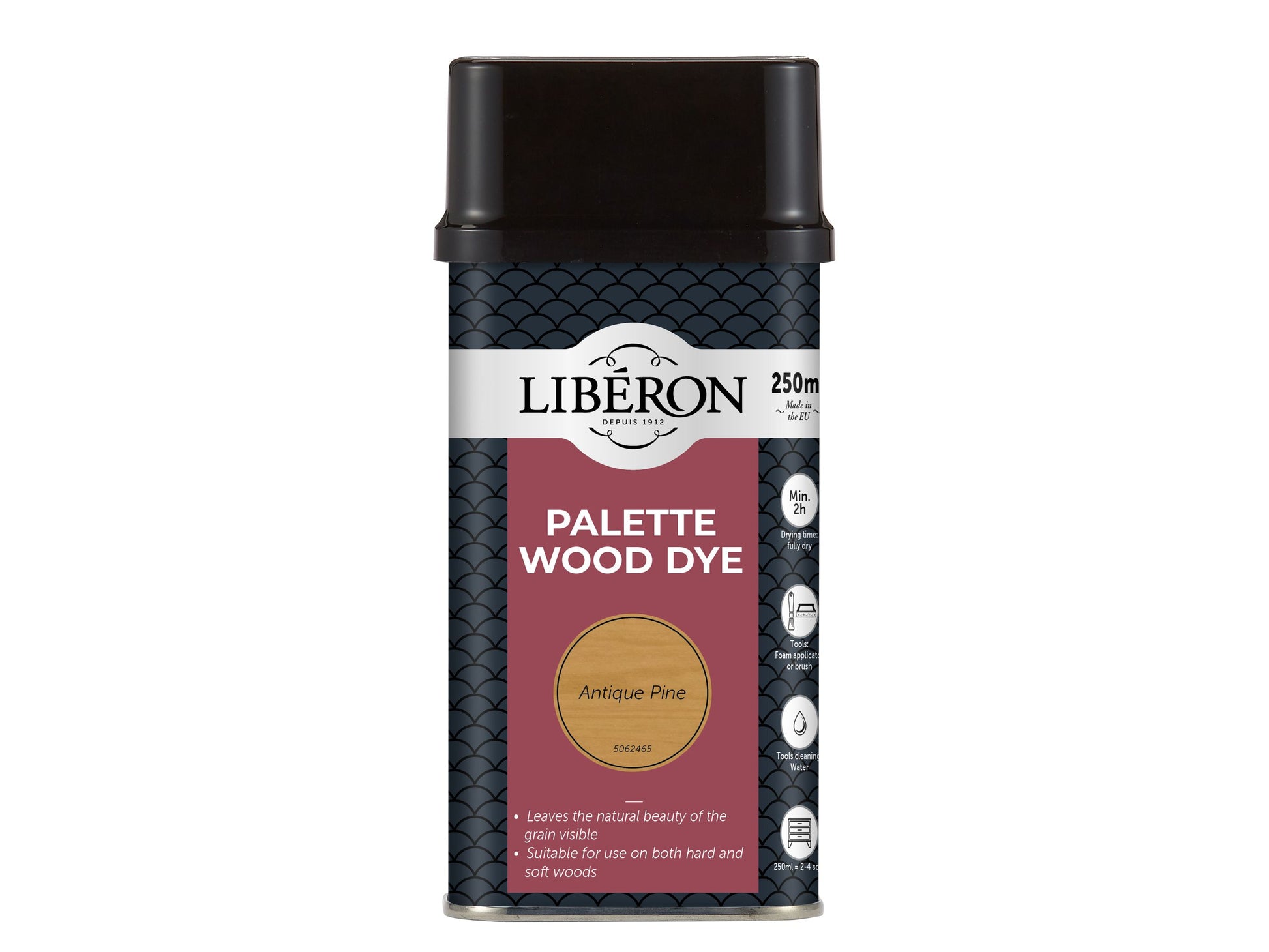 LIBERON WATER BASED PALETTE WOOD DYE 250ml ANTIQUE PINE LIBWDPAP250