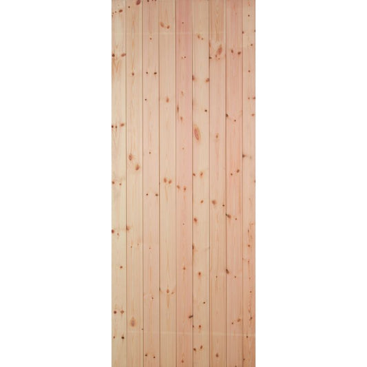 JELD WEN FRAMED LEDGED AND BRACED DOOR 6'6 x 2'6 x 44mm E26FLB