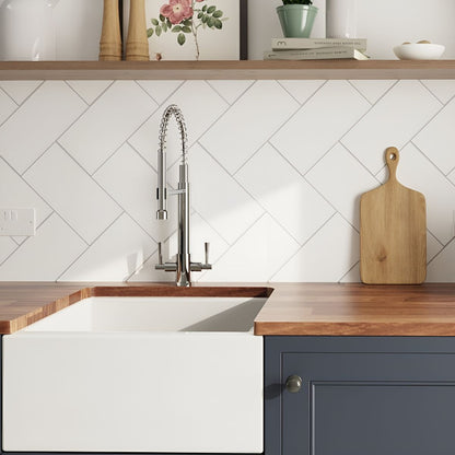 YTC CN3015GLWH TILE 300 x 150mm GLOSS WHITE (22 TILES PER M2)