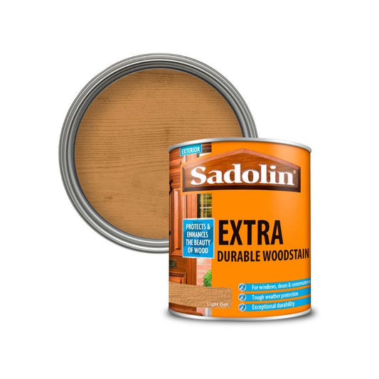 SADOLIN EXTRA EXTERIOR WOODSTAIN 1l LIGHT OAK 5028574