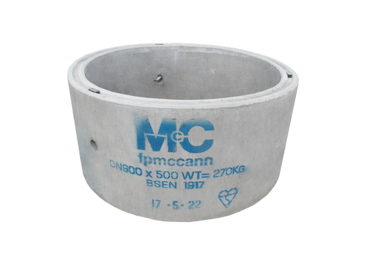 F P MCCANN 900mm DIA x 500mm PCC SOAKAWAY RING NO STEPS 2859