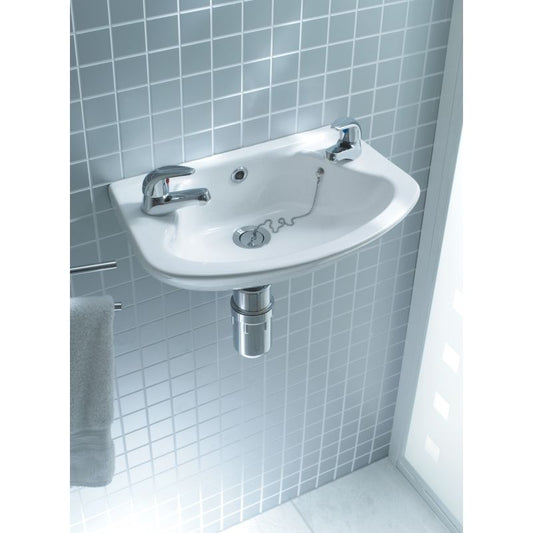 LECICO ASWHSCBA2 ATLAS 2TH CLOAKROOM BASIN 455 x 285mm WHITE
