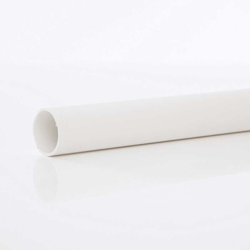 POLYPIPE MUPVC WASTEPIPE 40mm x 3m MU203 MU203W WHITE