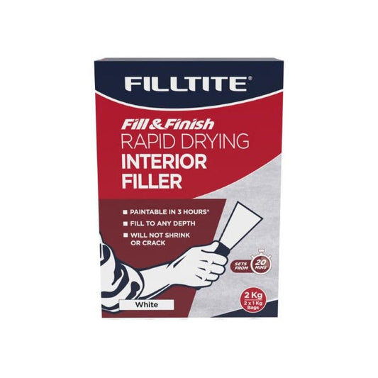 FILLTITE RAPID DRYING INTERIOR FILLER 2kg F18355