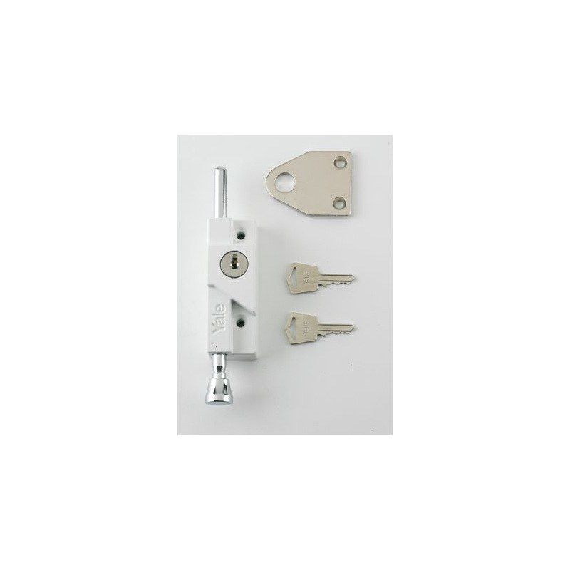 YALE MULTI PURPOSE DOOR BOLT WHITE V-8K116-WE