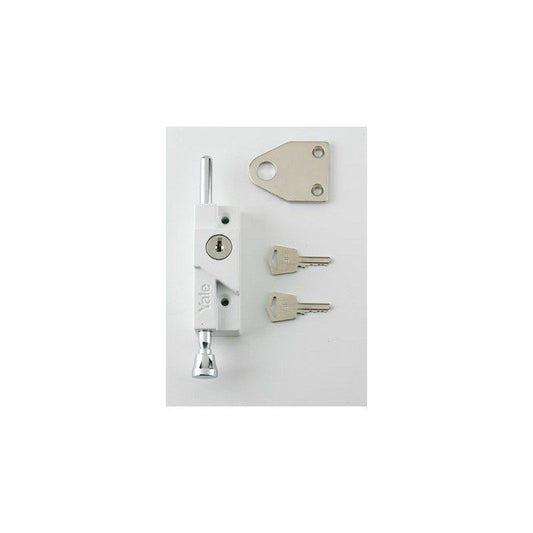 YALE MULTI PURPOSE DOOR BOLT WHITE V-8K116-WE