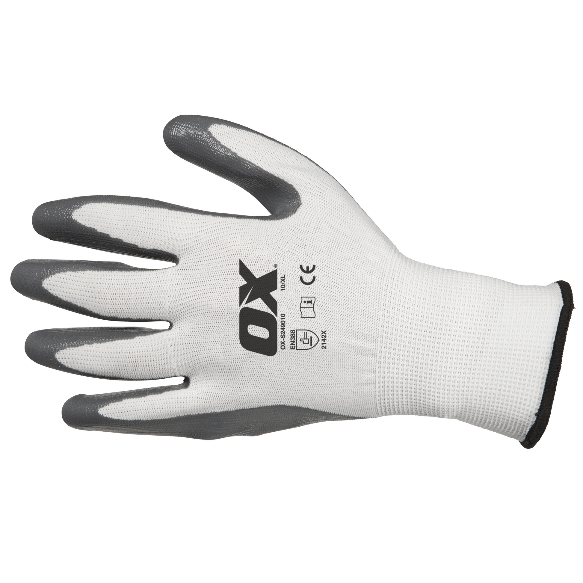 OX NITRILE FLEX GLOVES OX-S249009 LARGE