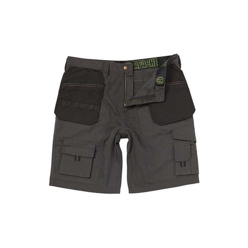 APACHE APKHT SHORTS GREY/BLACK 38" WAIST