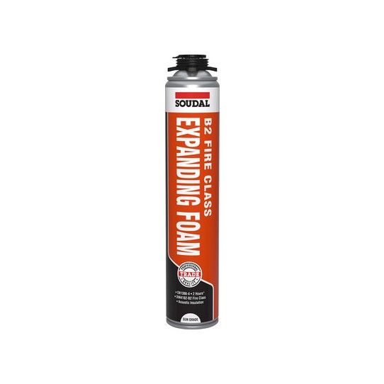SOUDAL B2 FIRE CLASS EXPANDING GUN FOAM 750ml 128450