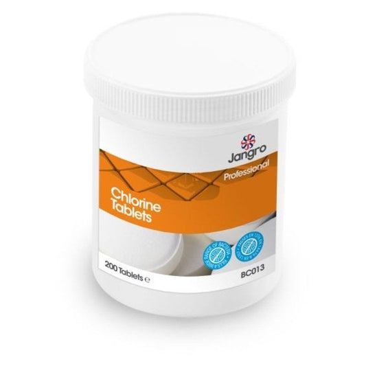 JANGRO PROFESSIONAL CHLORINE TABLETS TUB 200 BC0 13